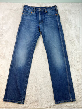 Levis Straight Leg Jeans Mens Size 30x32 Strong Blue Denim